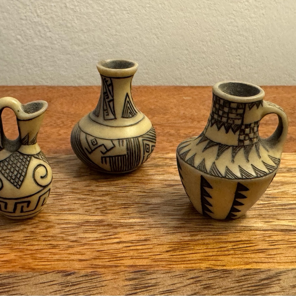 Handcrafted Robert Sheilds Vases - Set of 3